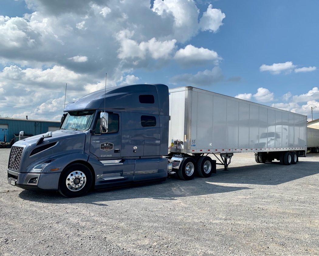 R.C. Transport truck and dry van equipment